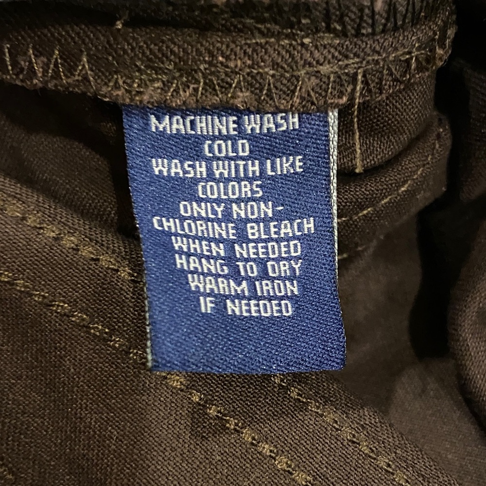 Chaps Dark Brown Trousers, Women's size 10 - Picture 7 of 7